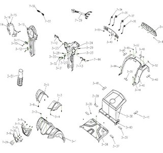 Vermeiren Mercurius 4 Sierkap blauw voorkant Links (afbeelding 3-3)