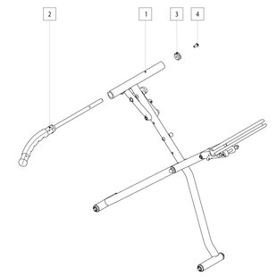 Zitmat eindstop met schroef (set van 2), Gemino (afbeelding 3+4)