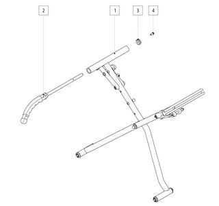 Zitmat eindstop met schroef (set van 2), Gemino (afbeelding 3+4)
