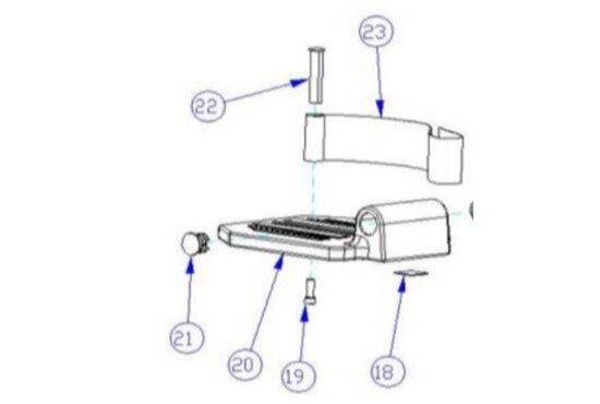 Excel Hielband, nylon, compleet met montage materiaal G-lite Pro (19+22,23)