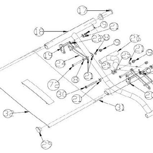 Opvulbussen tbv kruisframe/zijframe (set van 2) NR17