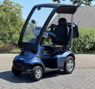 Afikim Breeze S4 plus blauw + overkapping  (100AH Lithium) - Tweedehands