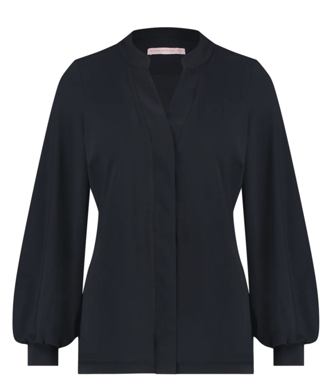 ANNELOES BLOUSE (BLAUW)
