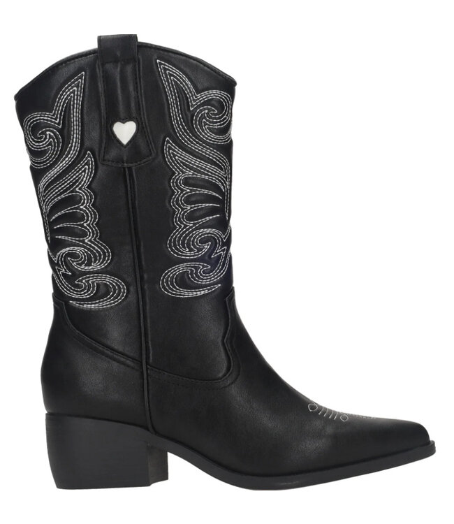 Shoecolate cowboy boots zwart hotsell