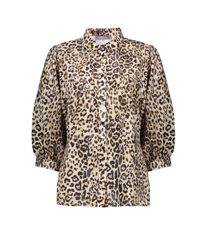 GEISHA BLOUSE (BEIGE COMBI)