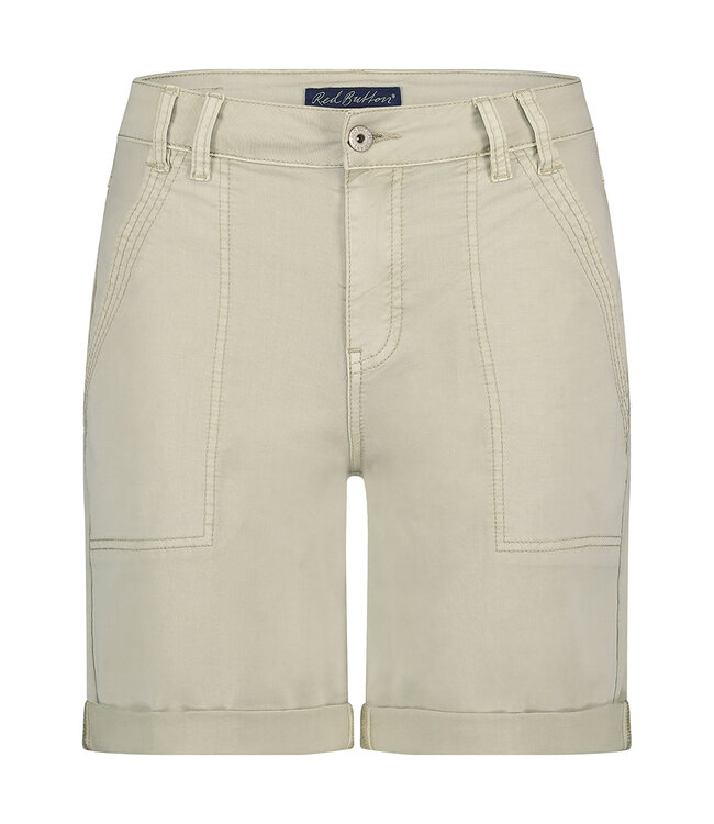 RED BUTTON SHORT (BEIGE)