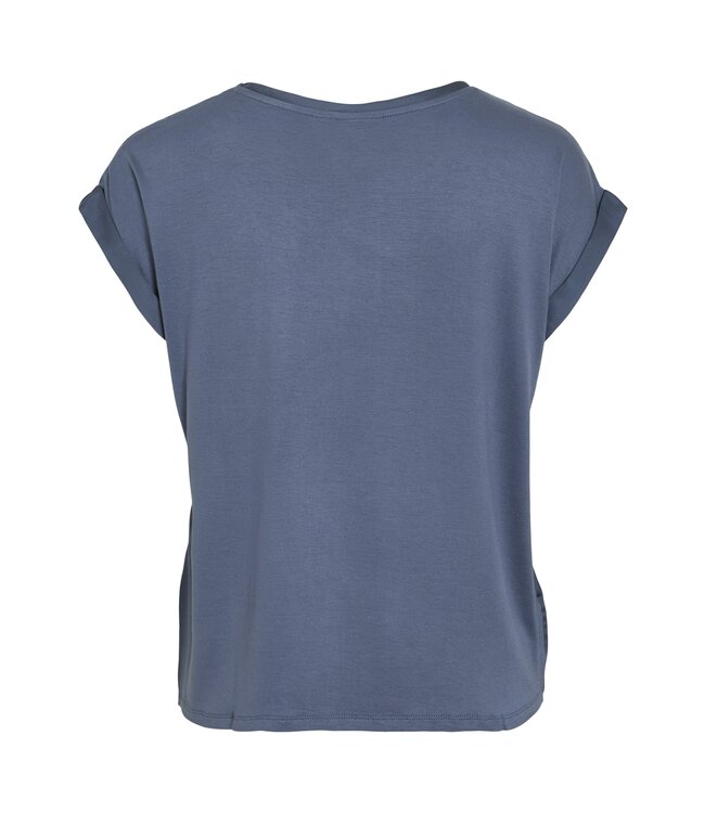 VILA T-SHIRT (BLAUW)