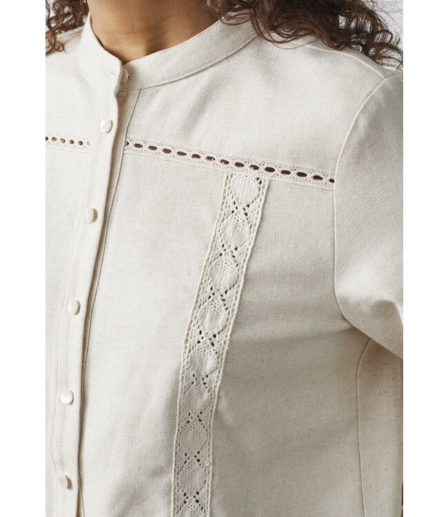 SISTERSPOINT BLOUSE (BEIGE)