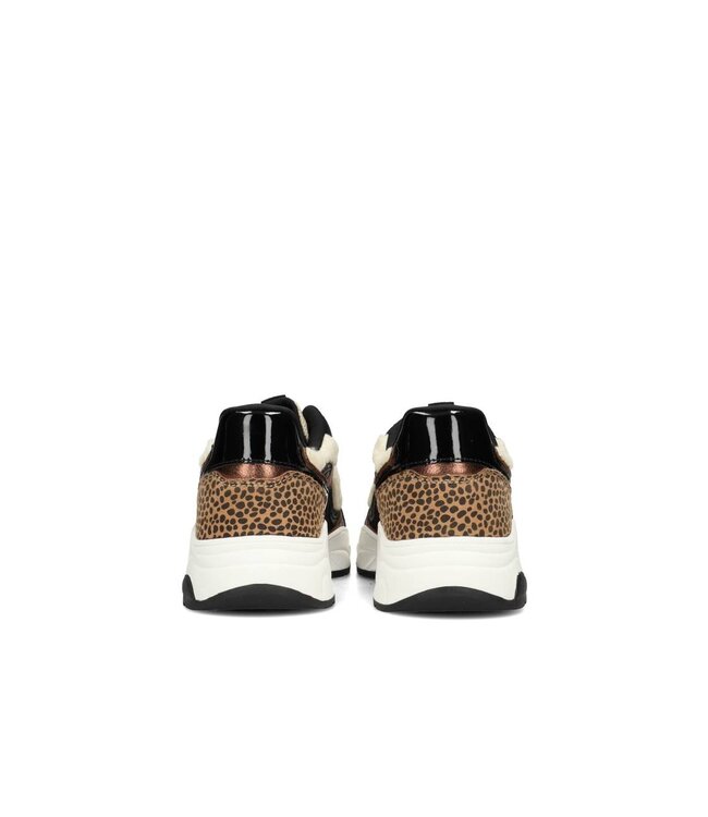 POELMAN SNEAKERS (ZWART COMBI)