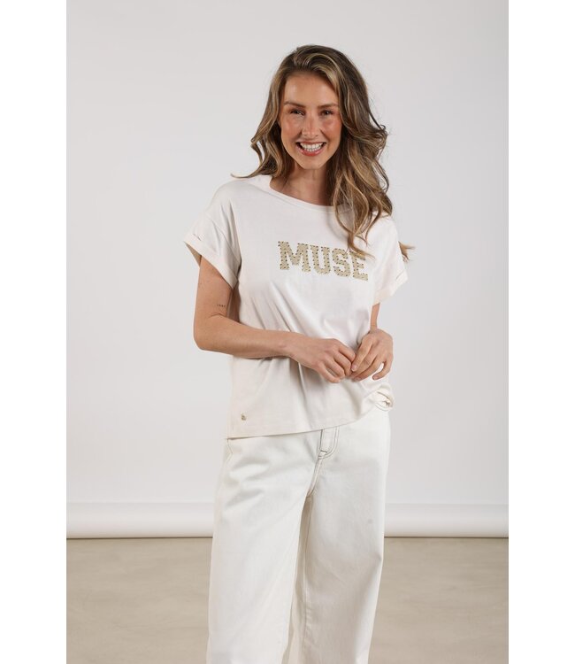 NUKUS T-SHIRT (ECRU-OFF WHITE)