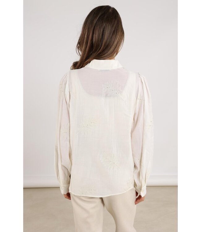 NUKUS BLOUSE (ECRU-OFF WHITE)