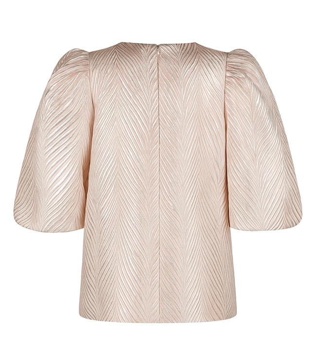 NUKUS TOP (BEIGE COMBI)