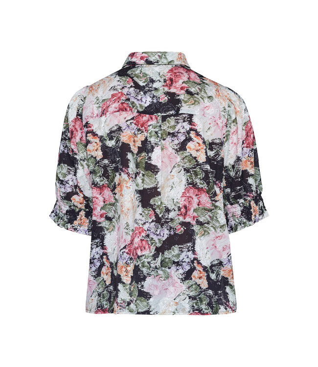 SISTERSPOINT BLOUSE (ZWART COMBI)