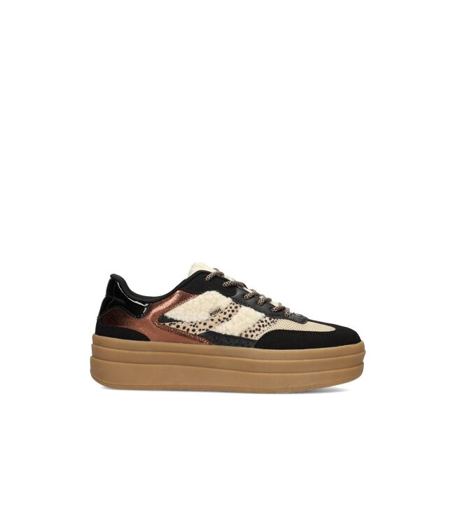 POELMAN SNEAKERS (ZWART COMBI)