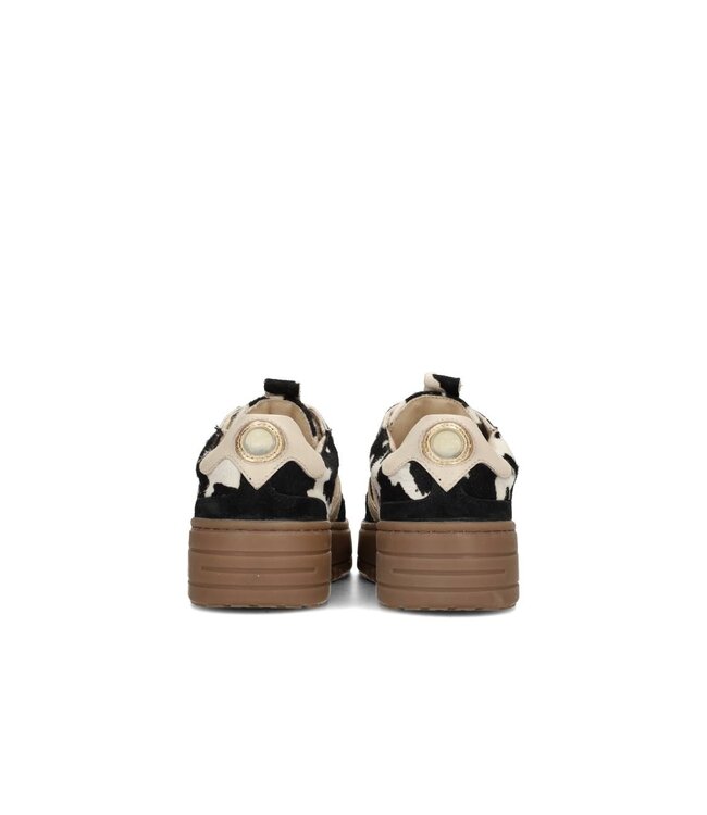 POELMAN SNEAKERS (ZWART COMBI)
