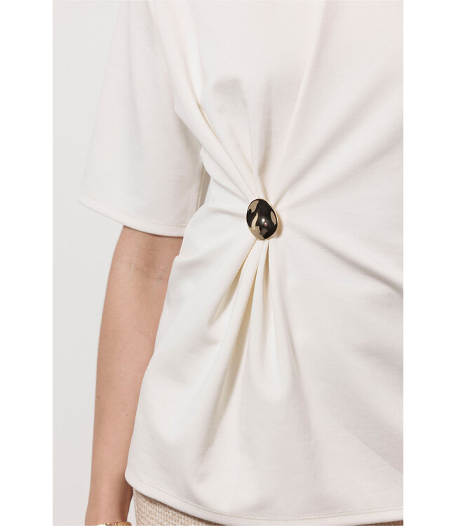 ANNELOES T-SHIRT (ECRU-OFF WHITE)
