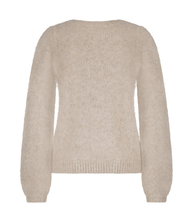 RED BUTTON TRUI (BEIGE)