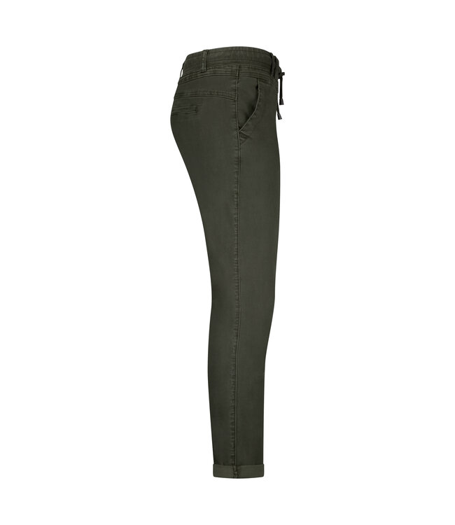 RED BUTTON BROEK (ARMY)