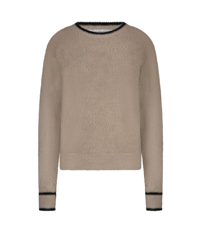 RED BUTTON TRUI (TAUPE)