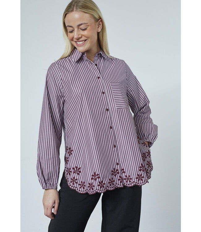 SISTERSPOINT BLOUSE (ROSE COMBI)