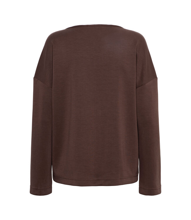 &CO WOMAN T-SHIRT (DONKERBRUIN)