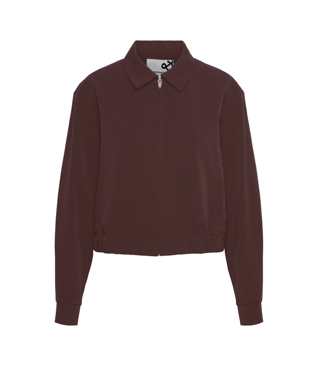 &CO WOMAN BLAZER (DONKERBRUIN)