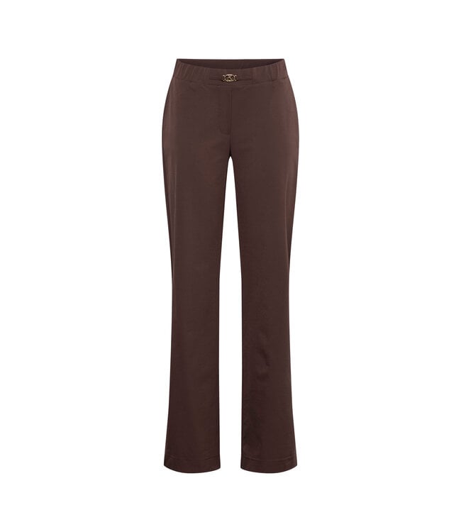 &CO WOMAN BROEK (DONKERBRUIN)