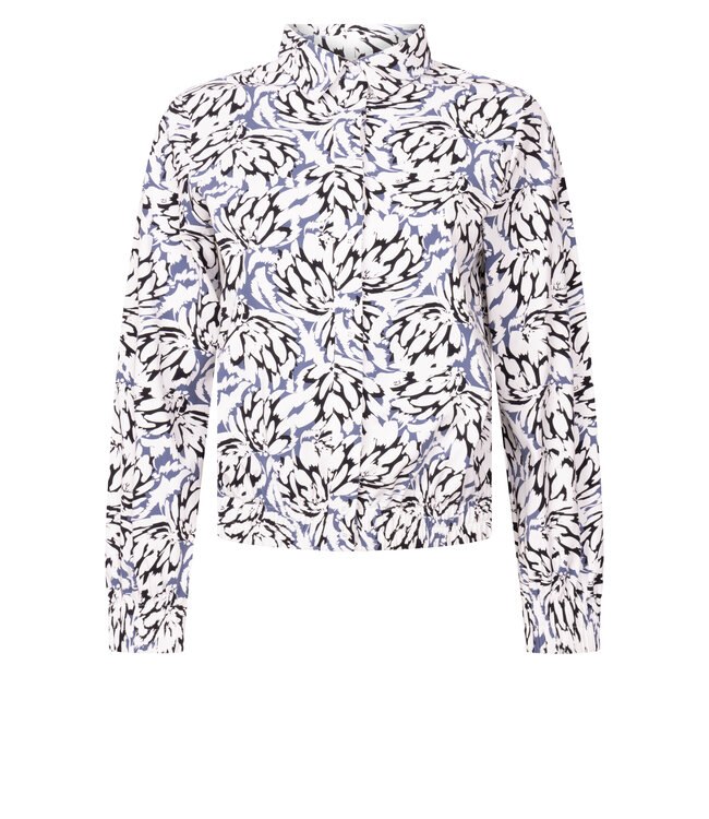 ZOSO BLOUSE (BLAUW COMBI)