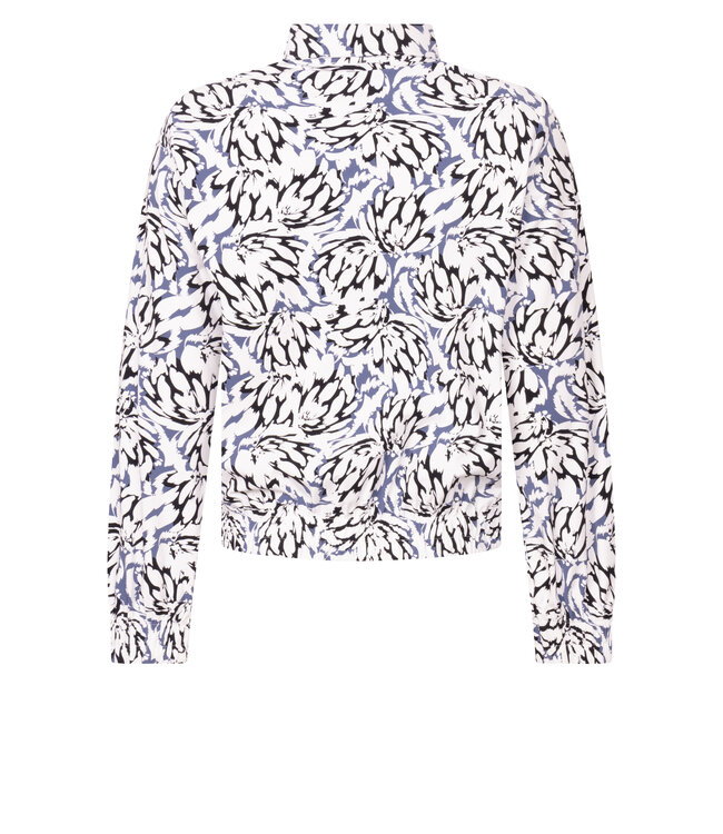 ZOSO BLOUSE (BLAUW COMBI)