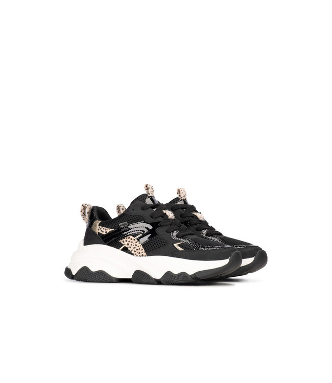 POELMAN SNEAKERS (ZWART COMBI)