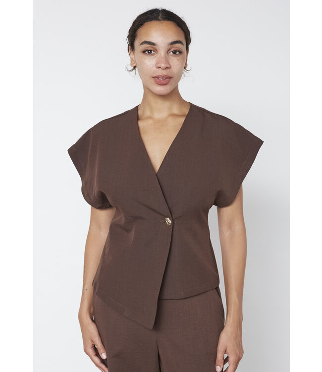 SISTERSPOINT BLAZER (DONKERBRUIN)