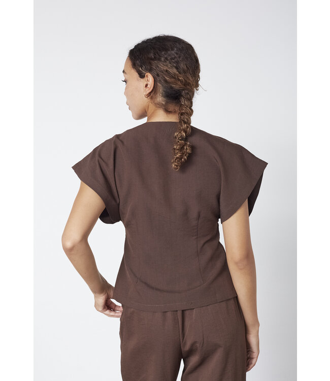 SISTERSPOINT BLAZER (DONKERBRUIN)