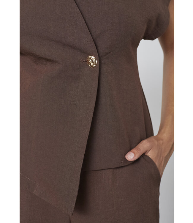 SISTERSPOINT BLAZER (DONKERBRUIN)