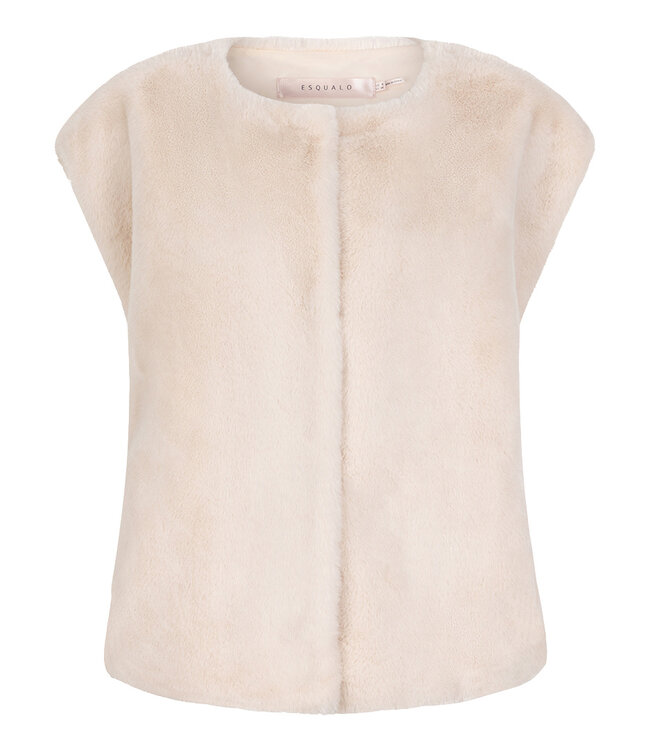 ESQUALO GILET (ECRU-OFF WHITE)