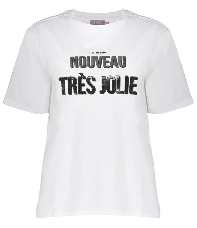 GEISHA T-SHIRT (ECRU-OFF WHITE)