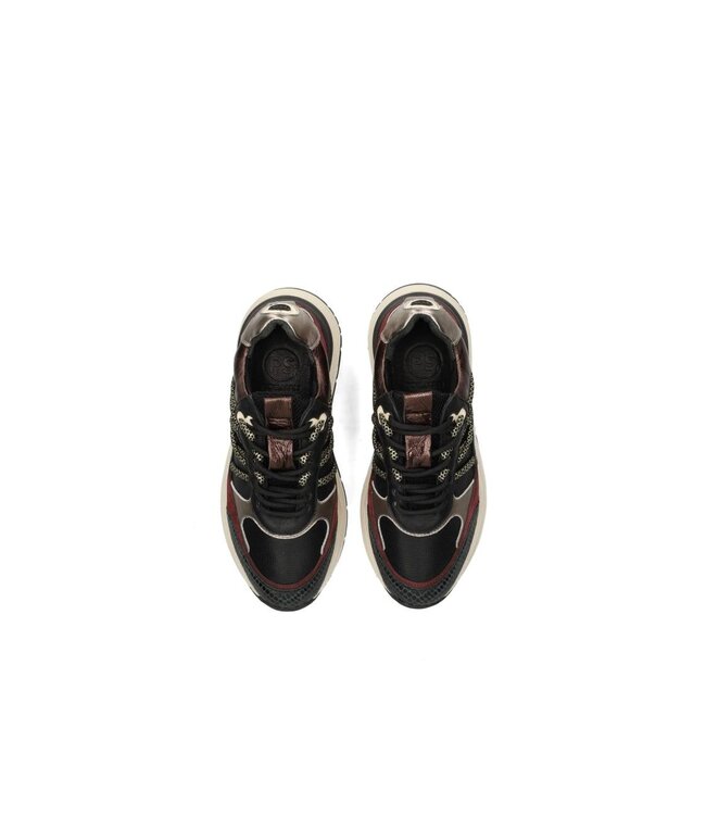 POELMAN SNEAKERS (ZWART COMBI)