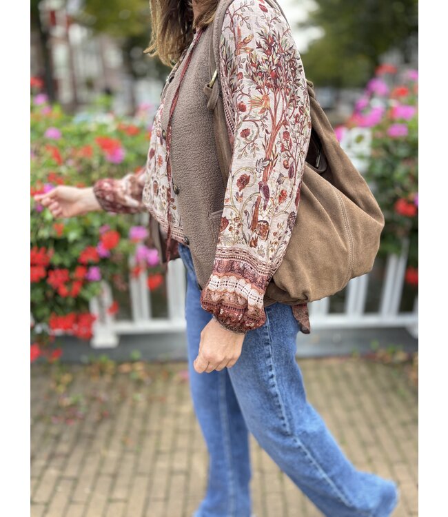 MITCH TOP (BEIGE COMBI)