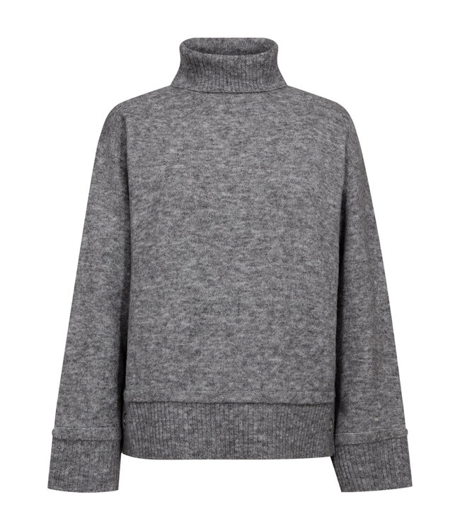 FREEQUENT COL/TURTLENECK (GRIJS)