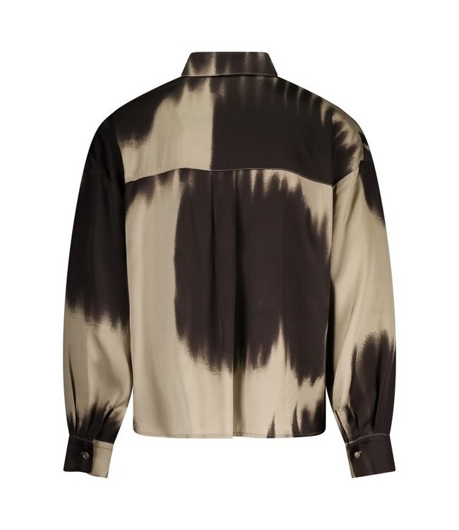 NUKUS BLOUSE (ZWART COMBI)