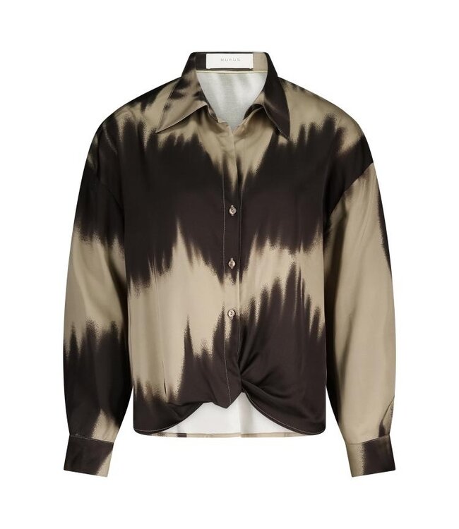 NUKUS BLOUSE (ZWART COMBI)
