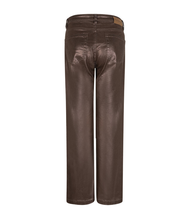 RED BUTTON BROEK (DONKERBRUIN)