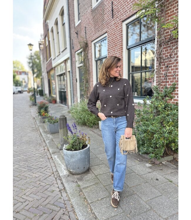 MITCH COL/TURTLENECK (DONKERBRUIN)