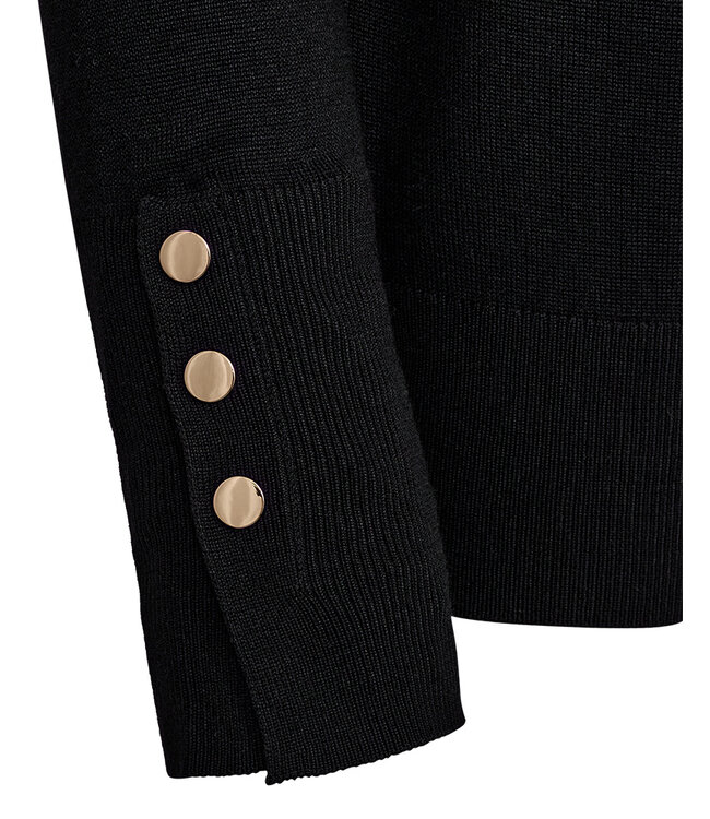 FREEQUENT COL/TURTLENECK (ZWART)