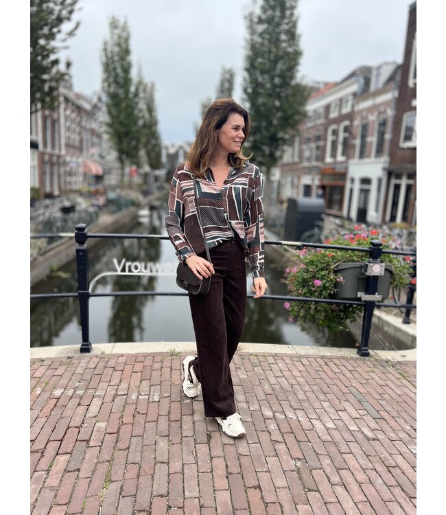 MITCH BLOUSE (BRUIN COMBI)