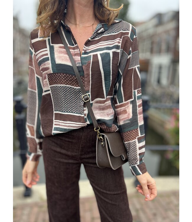 MITCH BLOUSE (BRUIN COMBI)