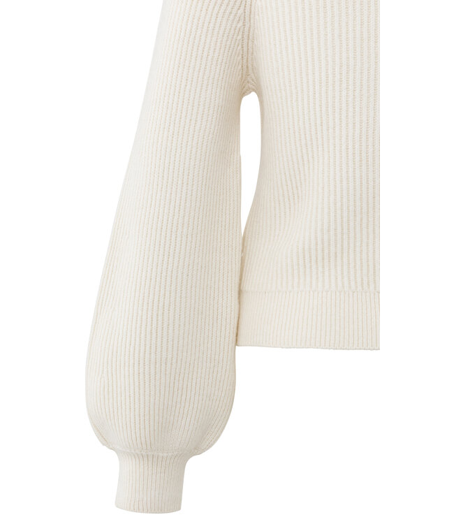 YAYA COL/TURTLENECK (ECRU-OFF WHITE)