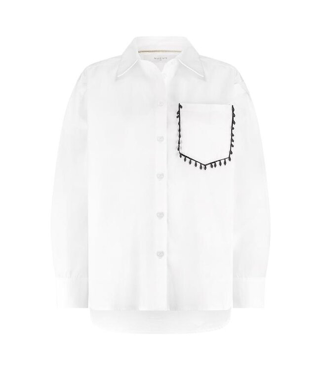 NUKUS BLOUSE (ECRU-OFF WHITE)