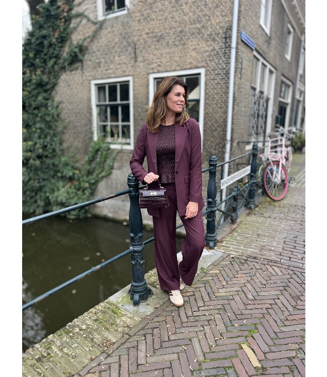 SISTERSPOINT BLAZER (BORDEAUX)