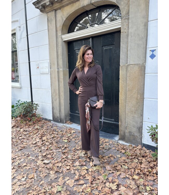MITCH JUMPSUIT (DONKERBRUIN)
