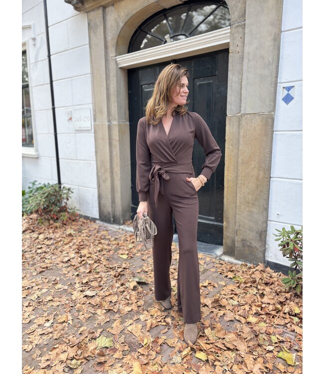 MITCH JUMPSUIT (DONKERBRUIN)